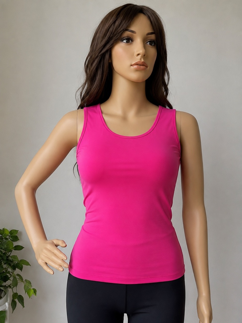 IMAN Pink Athletic Tank Top XS Sleeveless Activewear